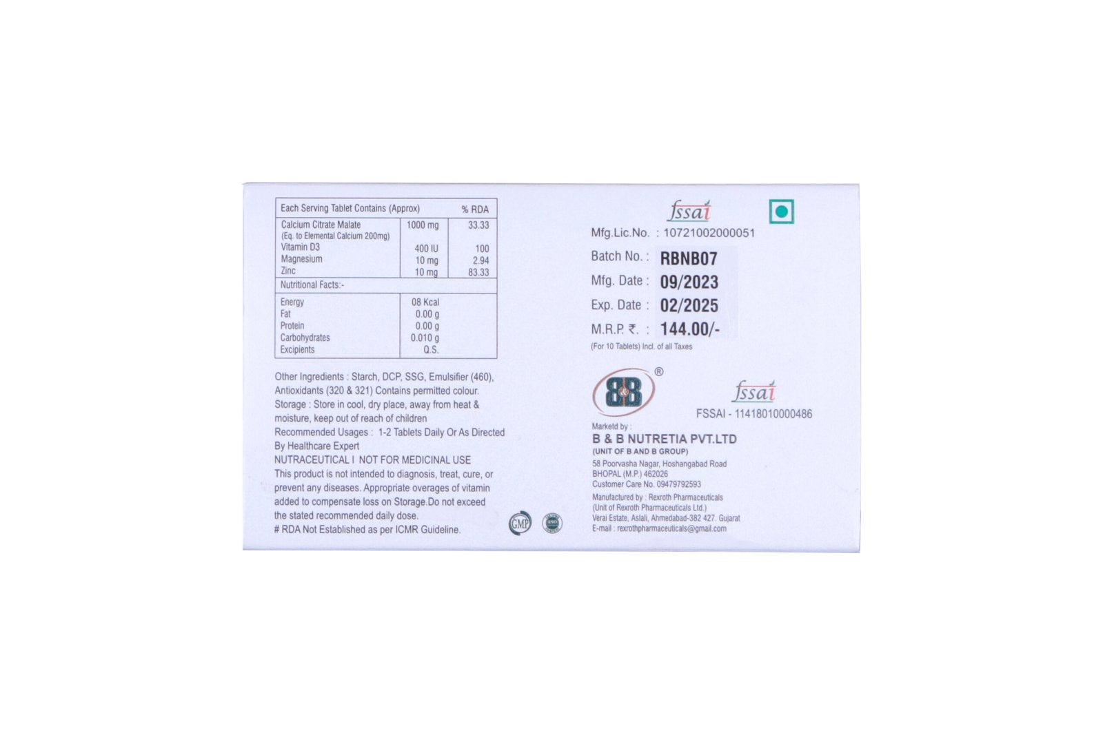 NEOFIT-CA TABLETS