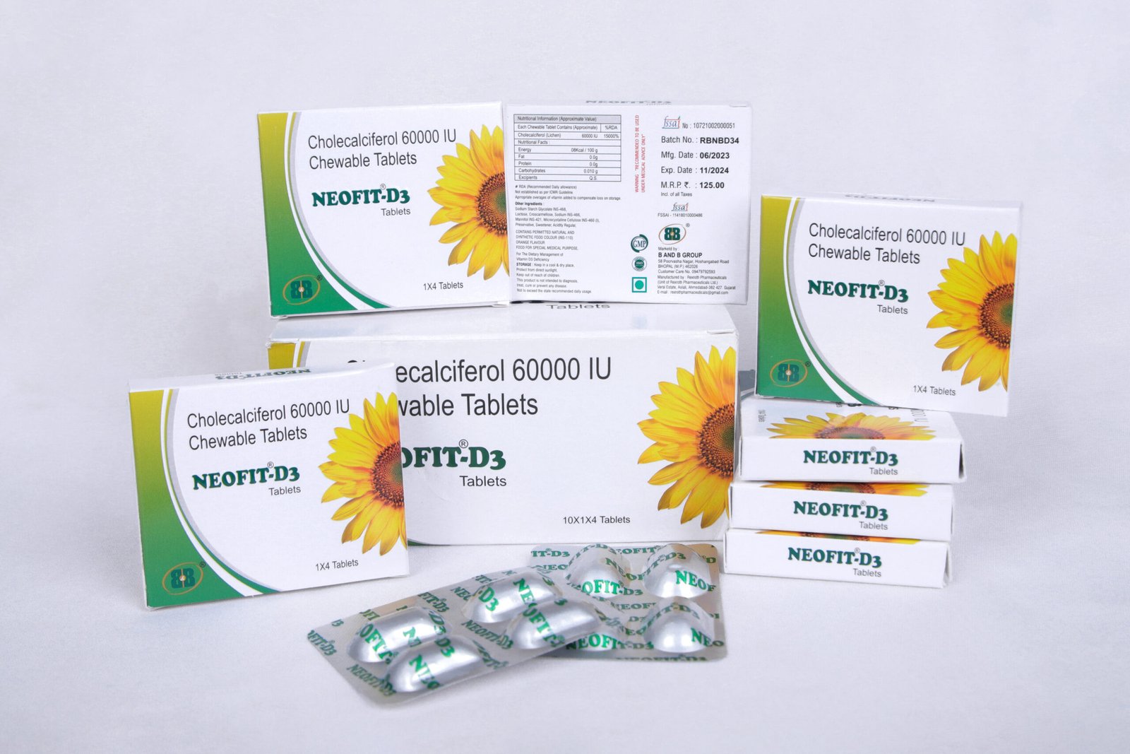 NEOFIT-D3 (Chewable Tablets 60,000 IU)